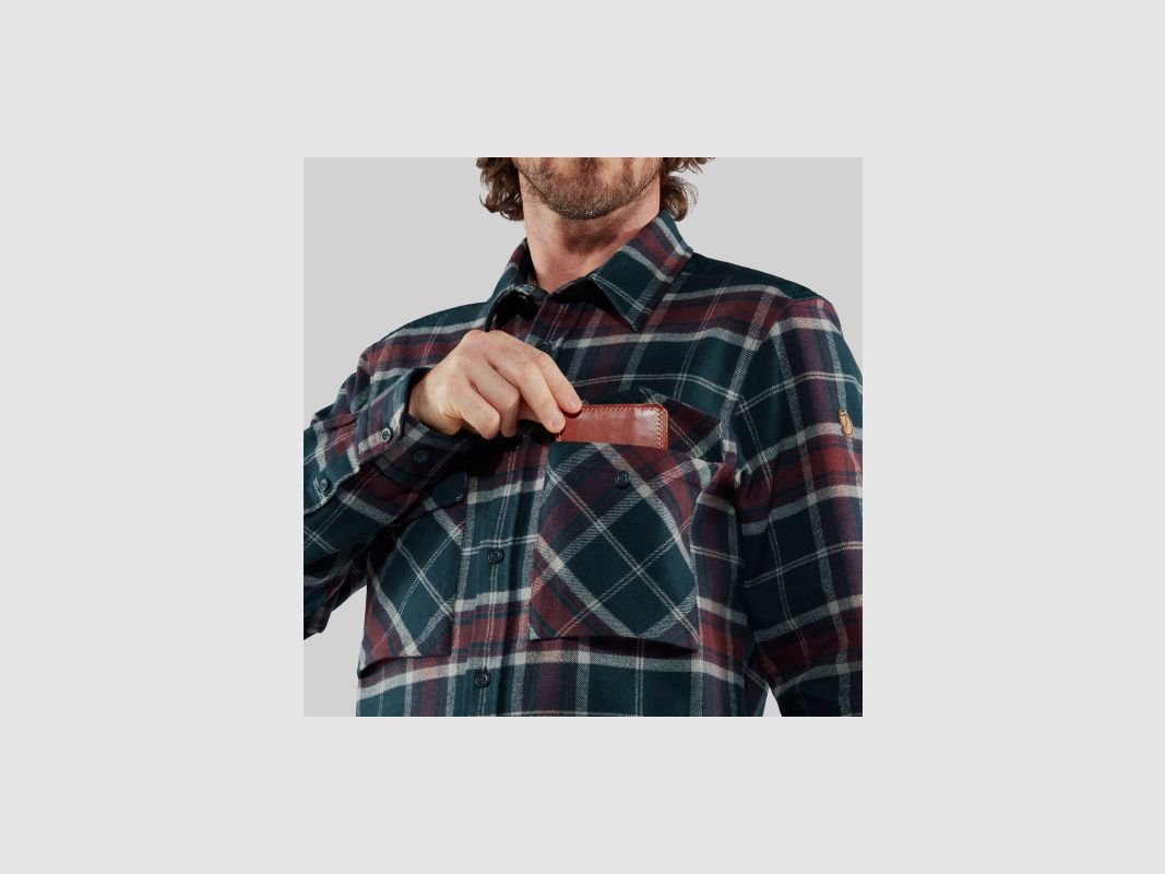 Fjällräven Herren Hemd ÖvikTwill Shirt Black-Fog