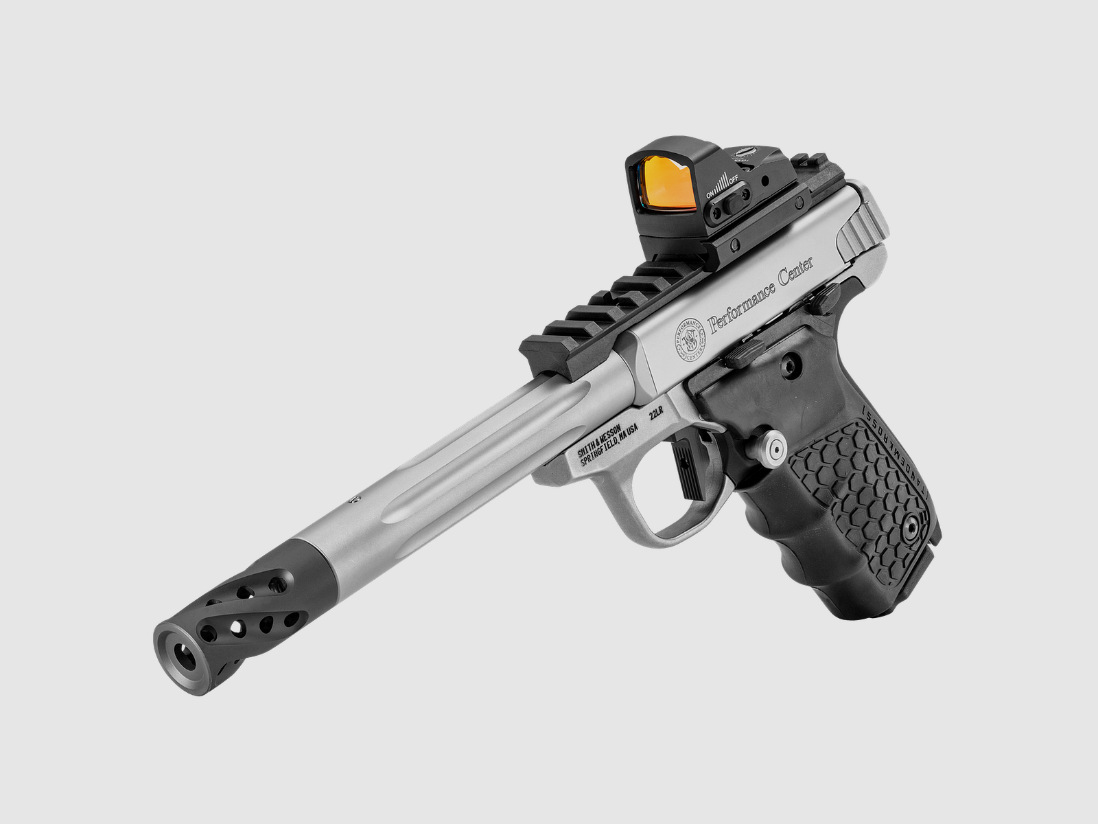 Smith & Wesson PC SW22 Victory™ Target Model – geriffelter Lauf, mit Optik ausgestattet, S/S Gls-Korn .22LR 6in 10rnd SAO, Bild 3 von 6
