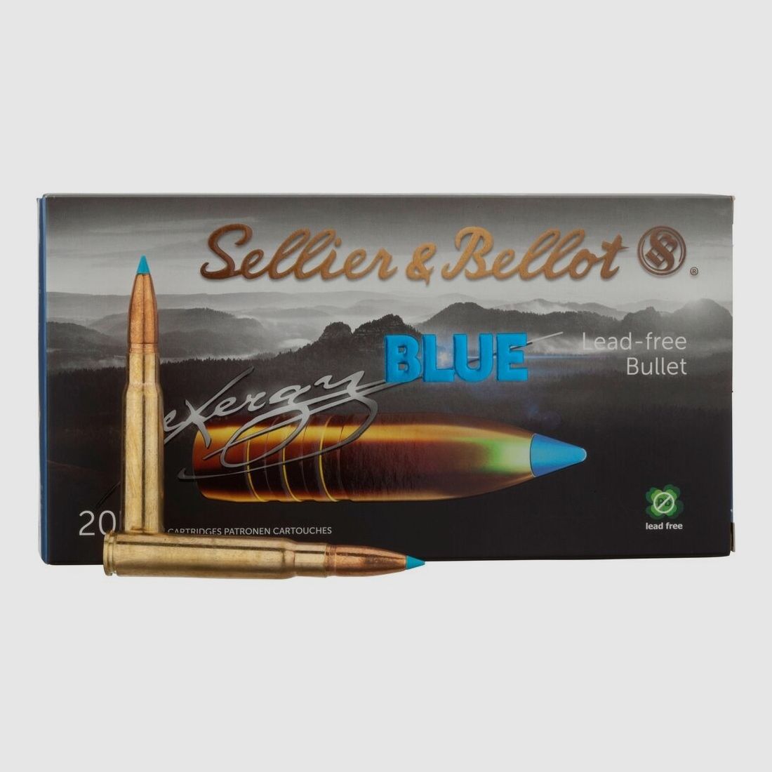 Sellier & Bellot TXRG blue 11,7g / 180grs 8x57JS