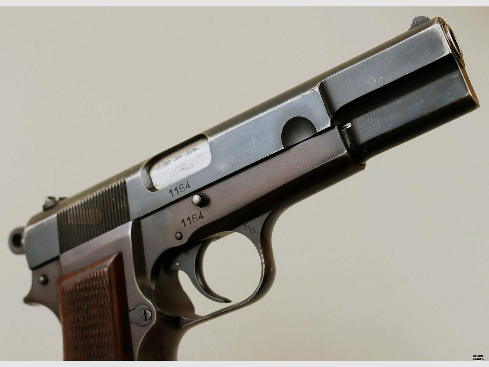 Pistole Fabrique Nationale F.N. mod. HP35 LGK cal. 9×19 matr. 1164, Bild 7 von 9