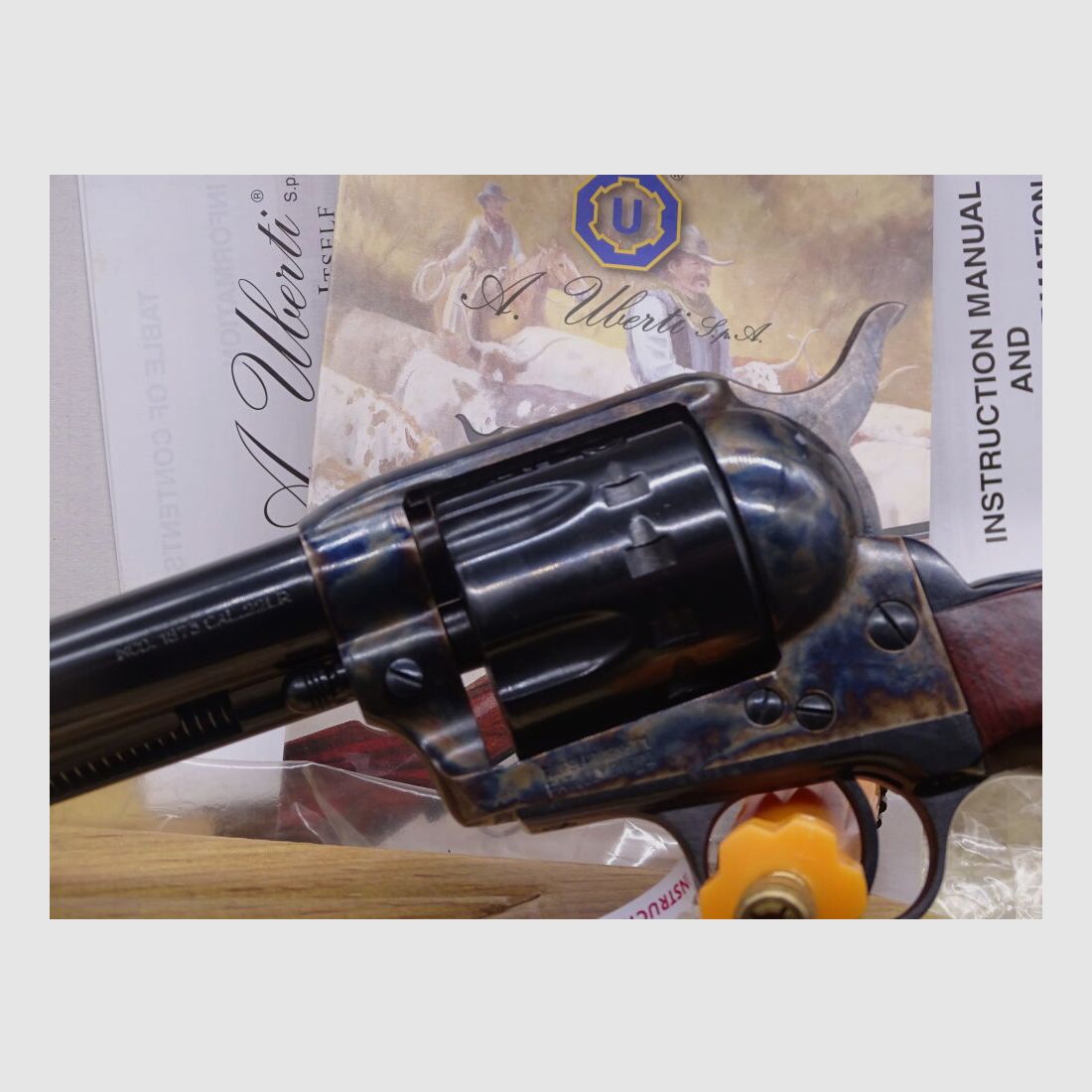 Uberti 1873 Cattleman 5 1/2 " Kaliber .22lr 12 Schusstrommel 1873 Cattleman, Bild 2 von 4