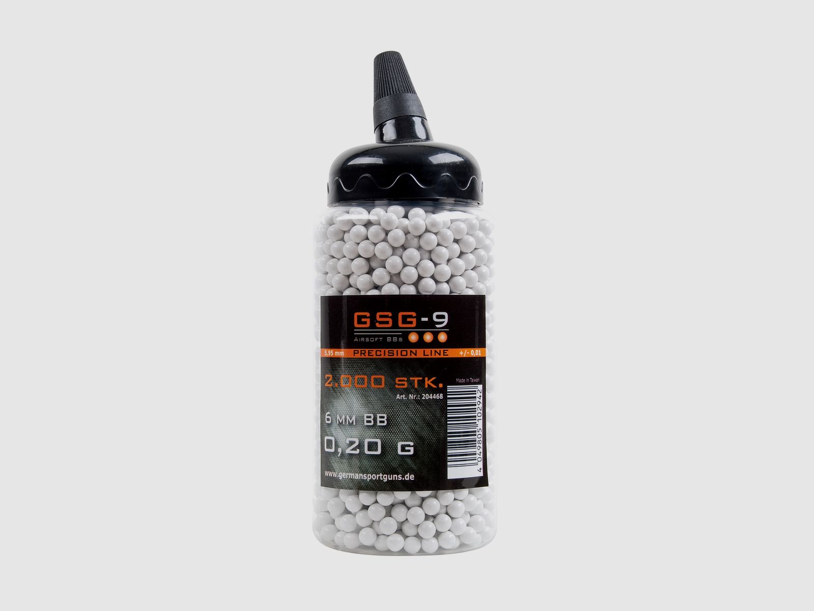 GSG-9 Precision Line 6mm BBs Weiß 0,20 g 2.000 Stück