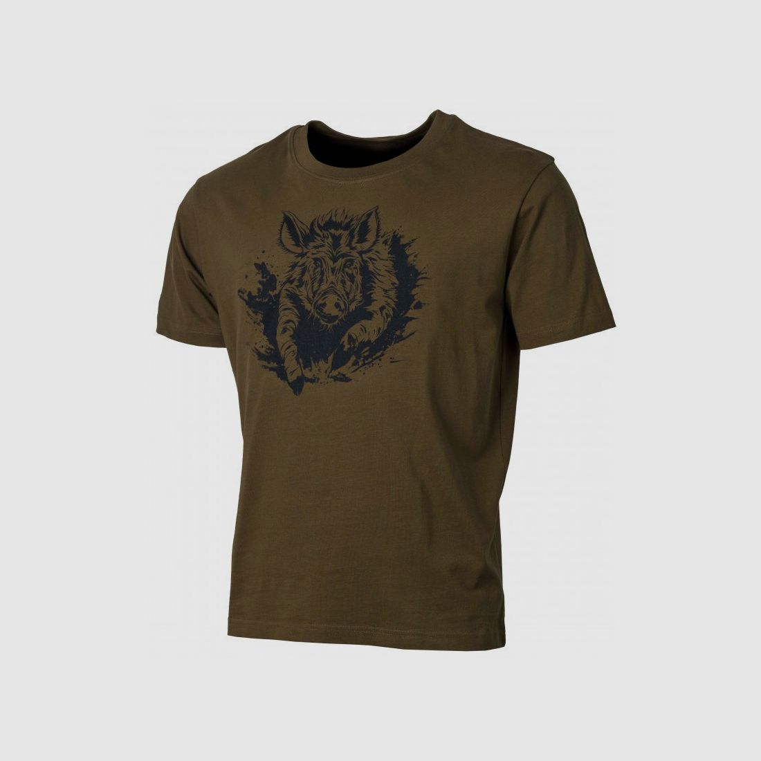 Jagd-T-Shirt Khaki Wildschwein Treeland