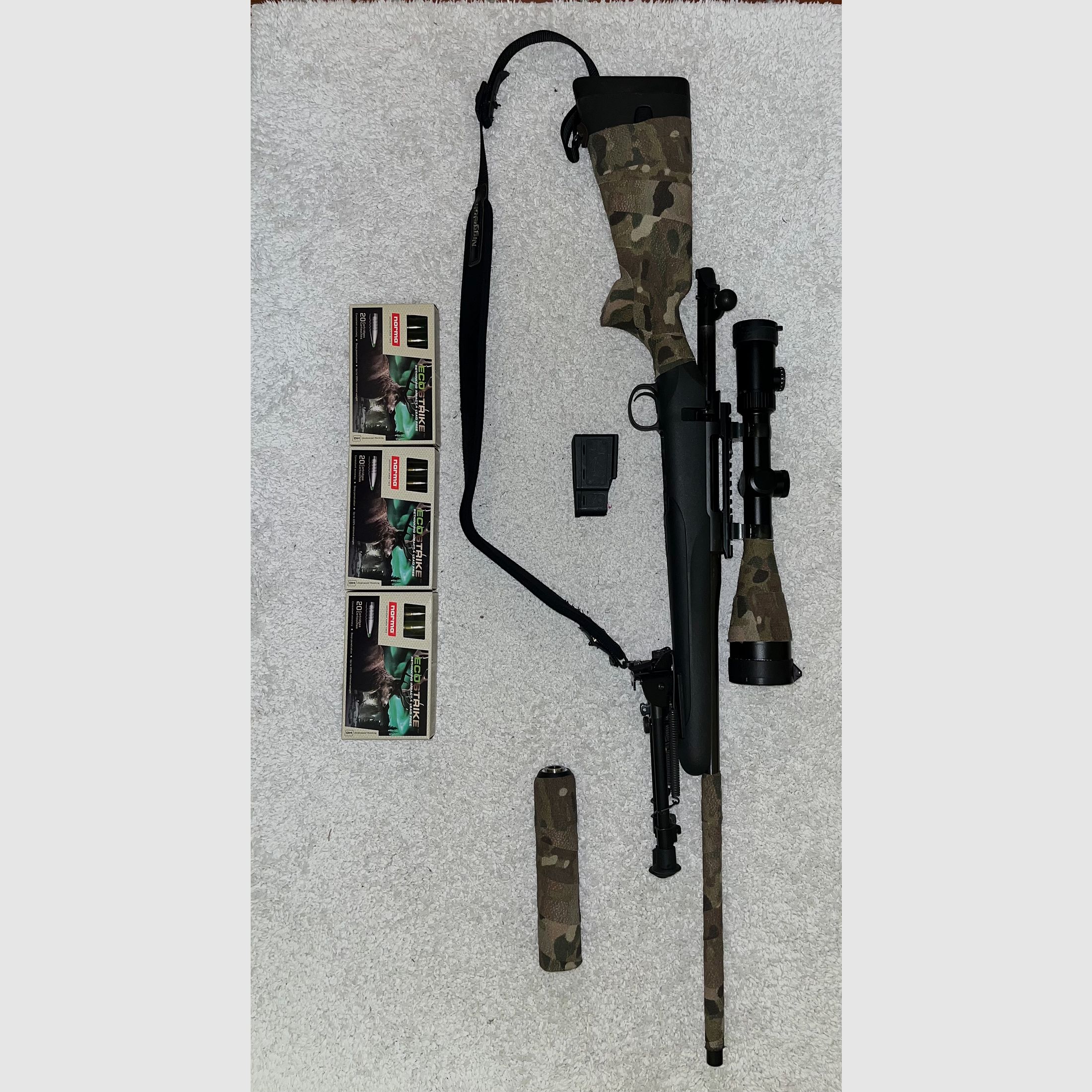 Mauser M18 - Cal. .30-06 Spring. - DD Optics N-FX 2,5-15x56 - Blaser Schalldämpfer Modell Moderator