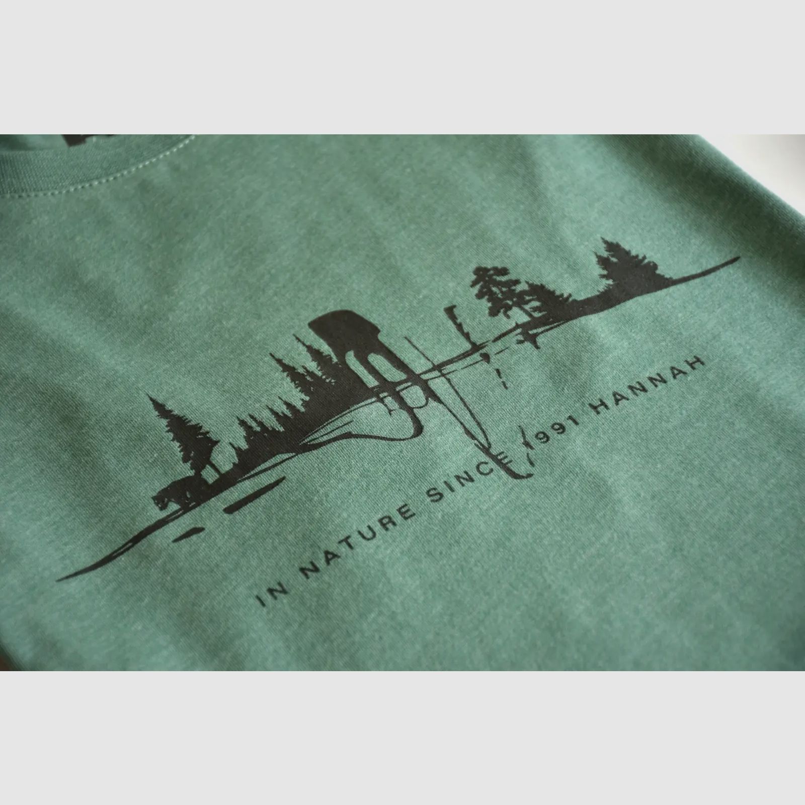 Hannah T-Shirt Grem Groen Mel