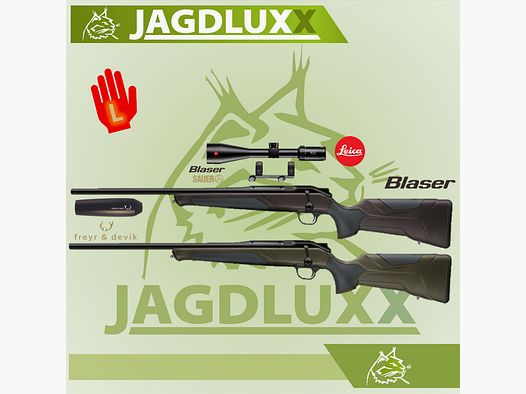 Blaser R8 Professional 2.0 Linkswaffe im Leica Paket