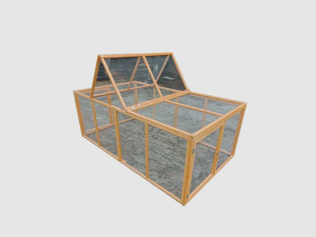 Hefa+ Hühnerstall mit integriertem Gehege 200x115x75cm - Für bis zu 6 Hühner, Bild 8 von 18