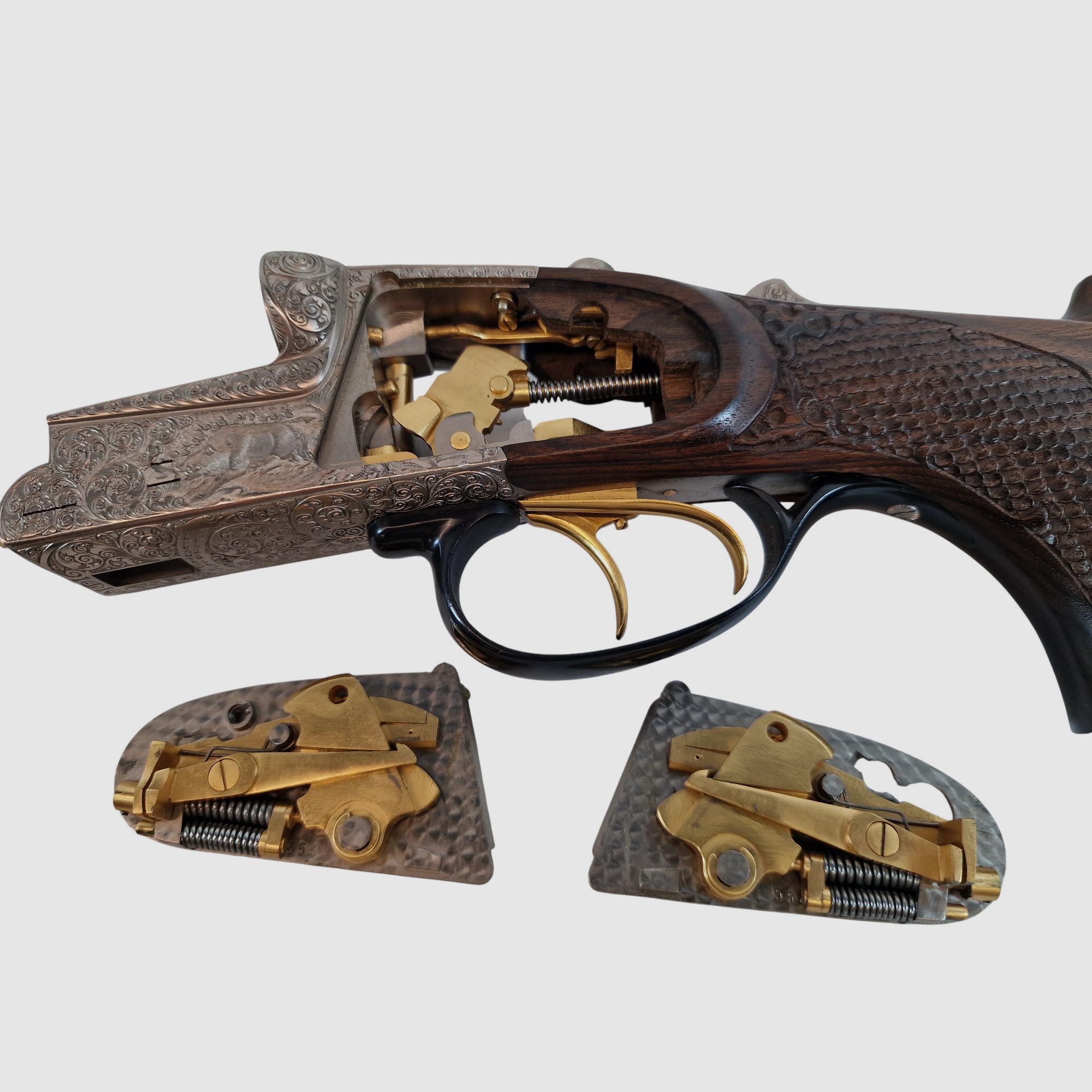 Krieghoff Neptun Primus Classic mit Doppelbüchsdrillings Laufbündel