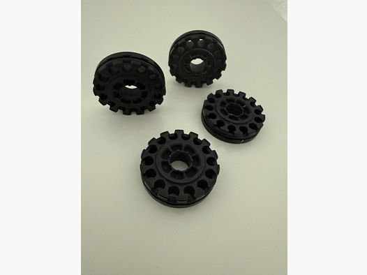 4 Trommelmagazine 14 Schuss Kaliber 4,5mm für Pressluftgewehr Weihrauch HW 100