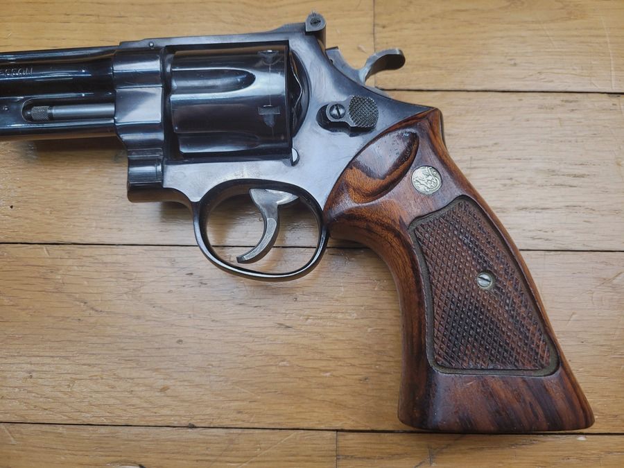 Top Smith&Wesson 27-2 – cal. 357 Mag des meilleures années de production – Arme de 1977 – 5 pouces – finitions et d&rsquo;ajustements superbes – mécanique impeccable – TBE +, image 12 sur 18