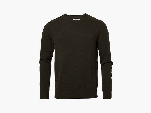 Chevalier Milford O-Neck Wool Pullover Men Dark Green XXXL