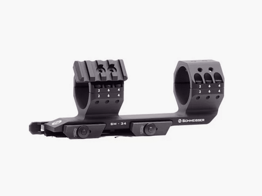 Einblockmontage Schmeisser SM34mm mit QD-Hebel