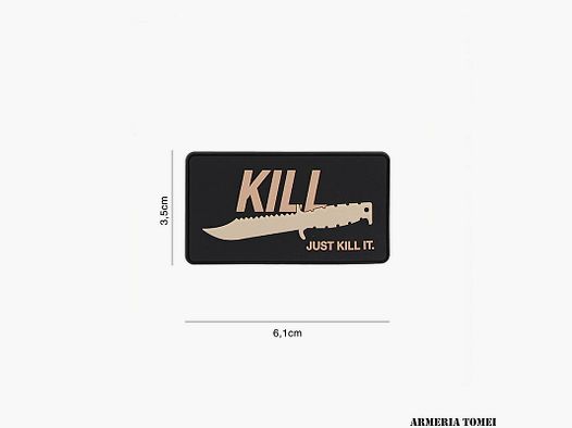 PATCH – 3D PVC JUST KILL IT DESERT