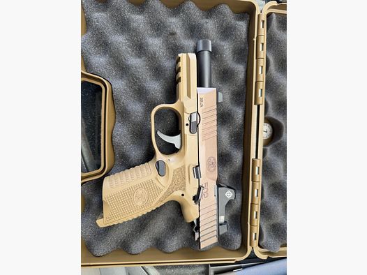 FN 502 Tactical FDE .22lfb | neuwertig mit Rotpunkt | kaum geschossen 