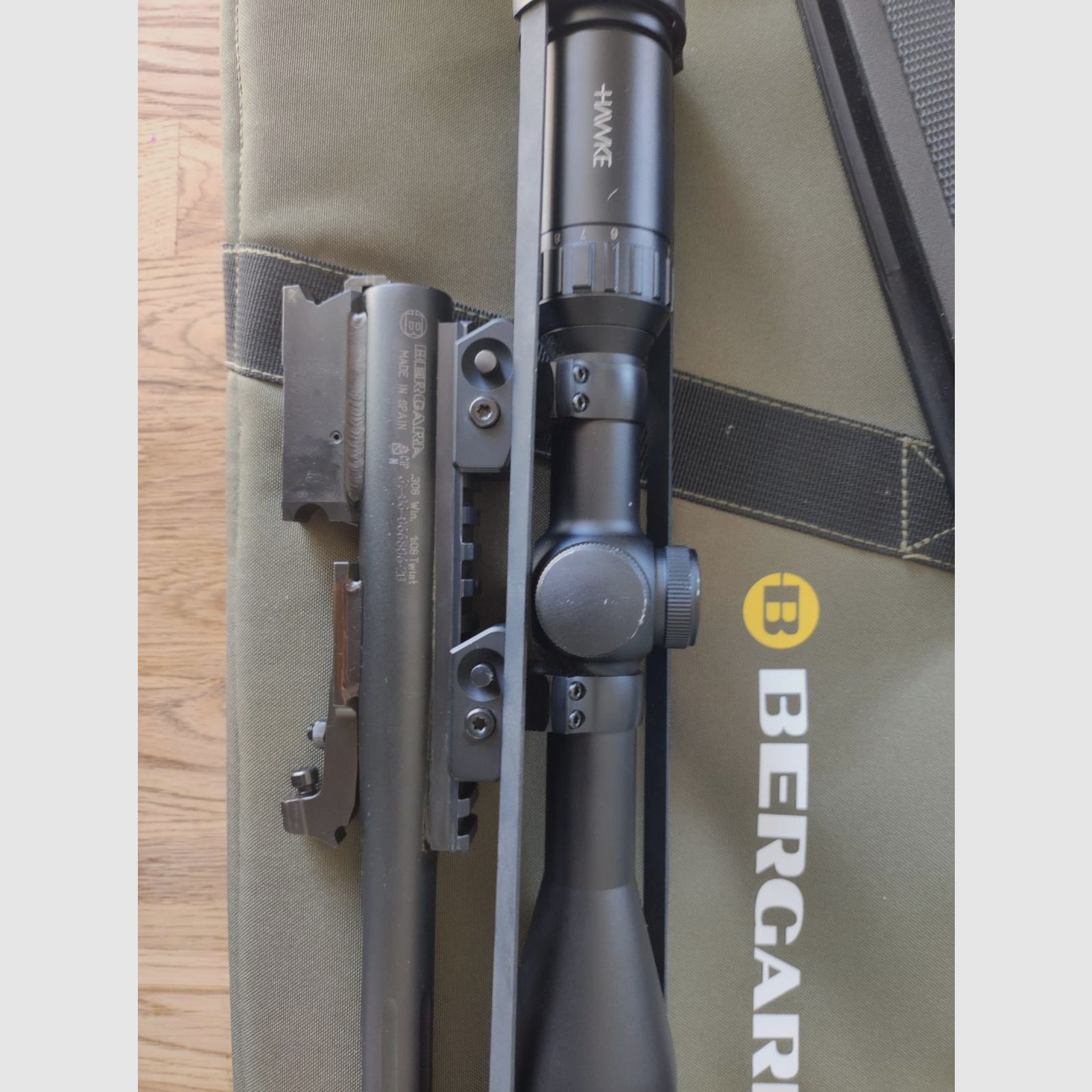 Bergara BA 13 TD complete set with scope and suppressor caliber .308 Win 16" barrel length
