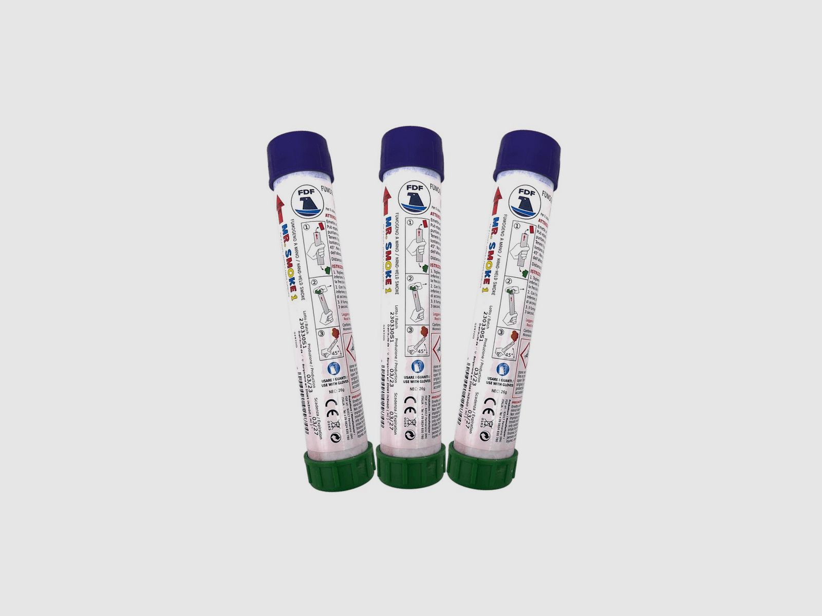 Fumogeno T1 V°D Farbe Blau 3 Stk, Bild 1 von 2