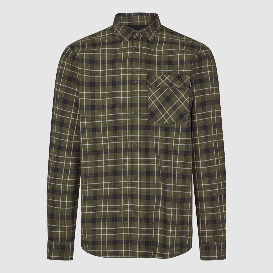 Seeland Glen Flanellhemd Herr Grape Leaf/Dark Navy Check 4XL