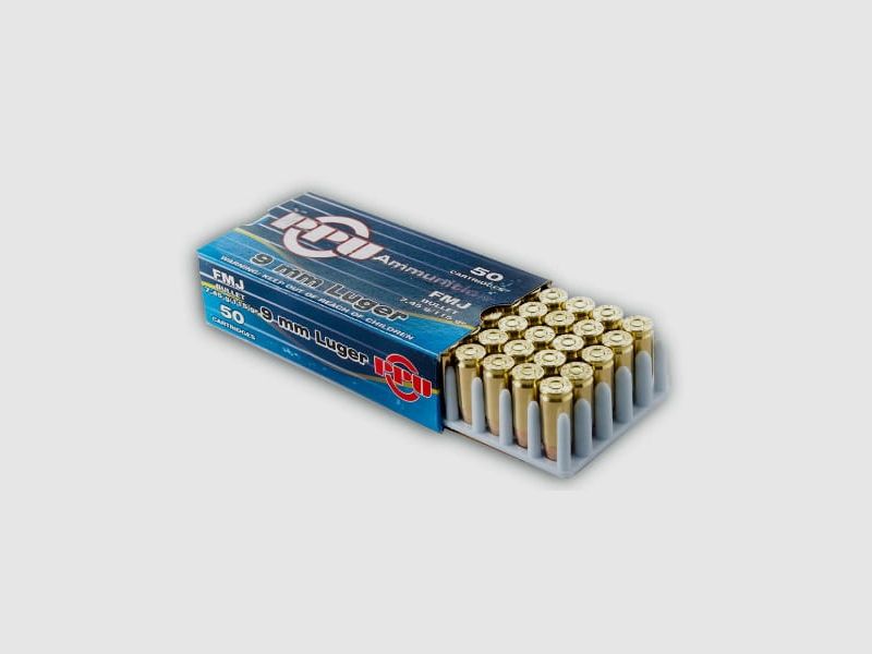 PPU Munition Kal. 9mm Para JHP, 9,5 g / 147 grs, Packung mit 50 Stück, Bild 2 von 3