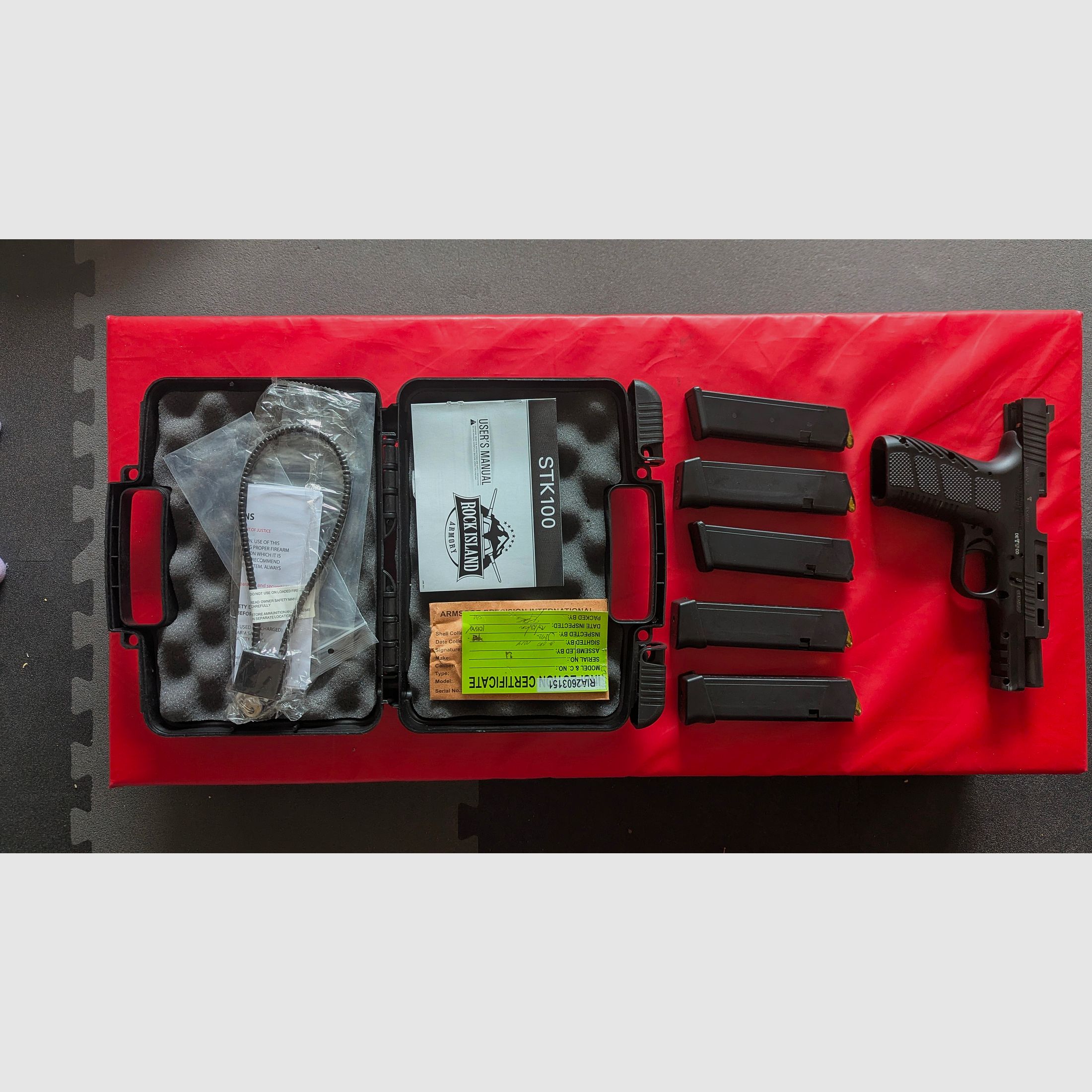 ARMSCOR STK-100 OF IPSC Compleetset* Te koop wegens stopzetten hobby*