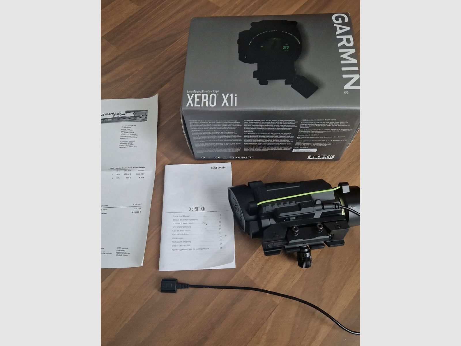 Garmin Xero X1i mirino per arco