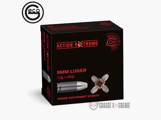 20 Munitions GECO cal 9mm Action Extreme