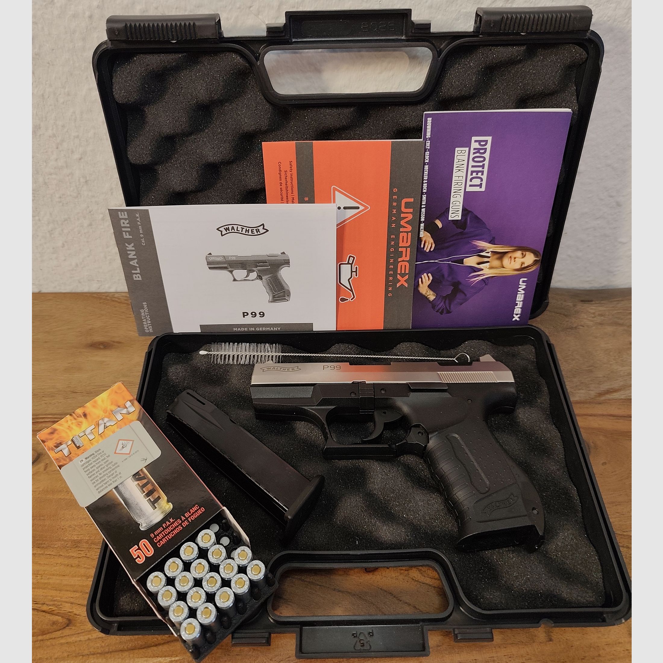 Wather P 99 Nickel kal. 9mm PTB 762 w stanie nowym