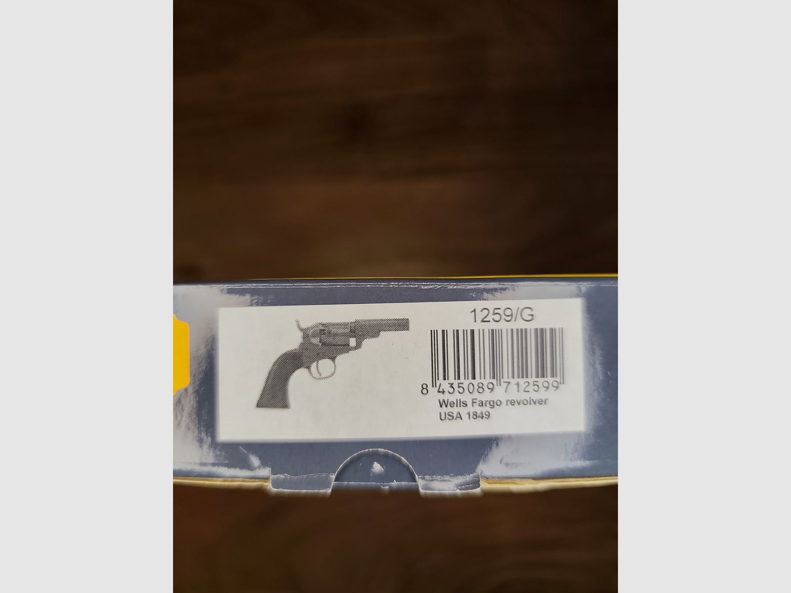 Wells Fargo Colt USA 1849 Silber Deko Neu