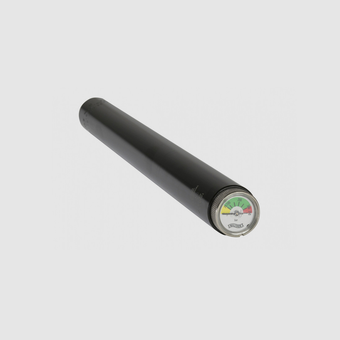 Compressed air tank for Walther air rifle Standard / black / steel Maxi