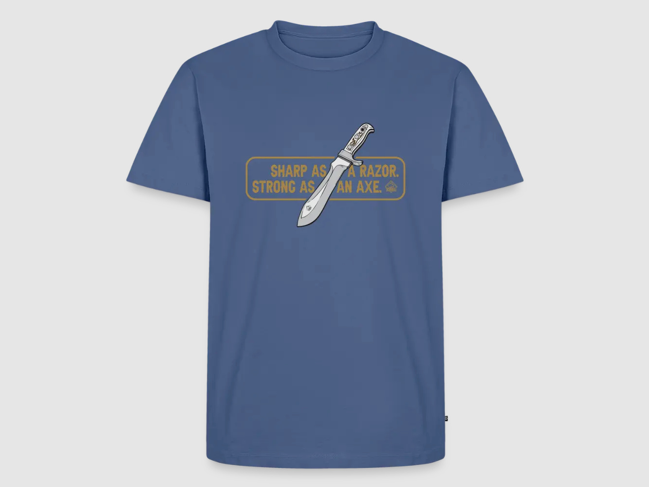 PUMA Men´s Premium T-Shirt "White Hunter Sharp & Strong"