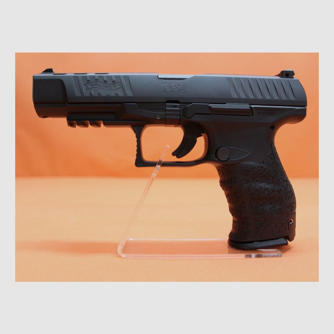 Walther Ha.Pistolet 9mmLuger Walther PPQ M2B (KU,AM) Sport 5" Canon polygonal / Chargeur de rechange (9mmPara/9x19), image 1 sur 5