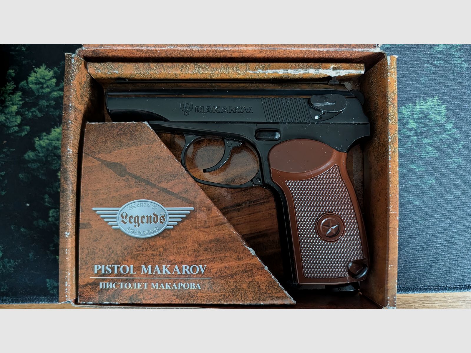 Legends CO2 Pistool Makarov 4,5 mm (.177) BB, afbeelding 1 van 2