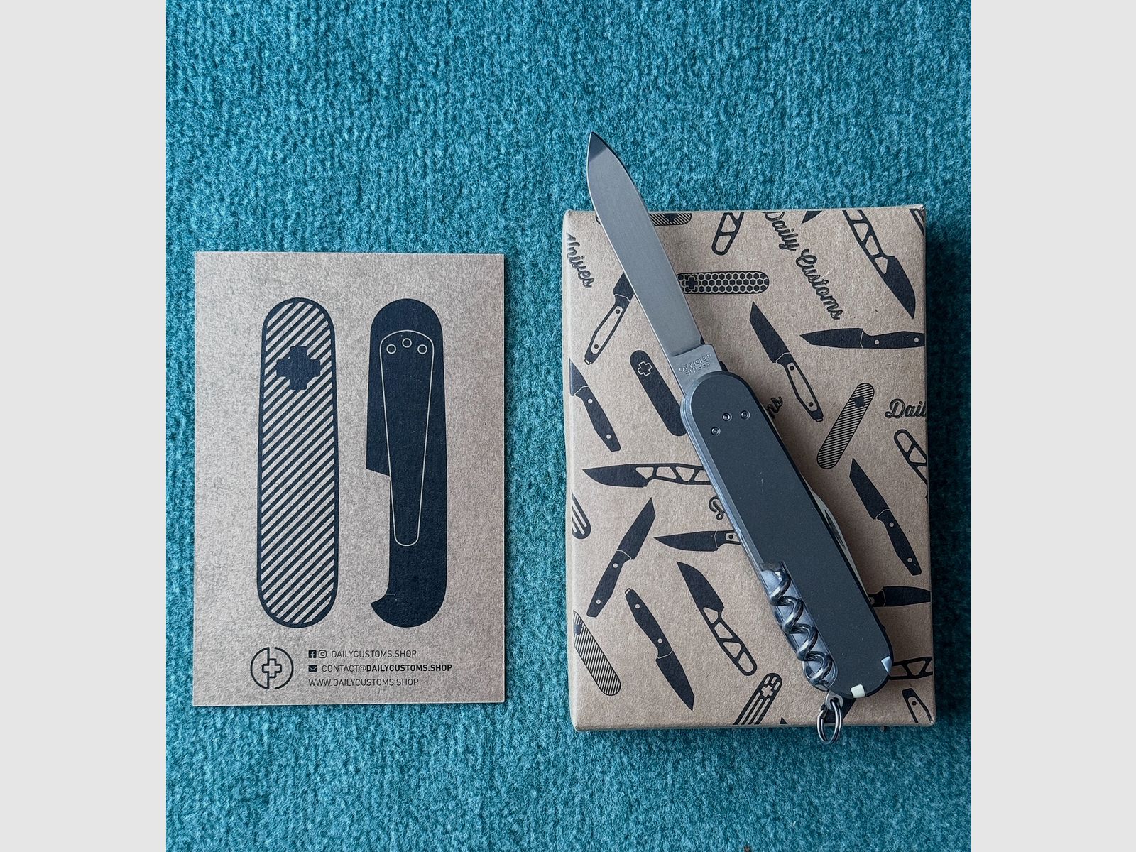 Victorinox Climber mit Titan-Griffschalen in rosty