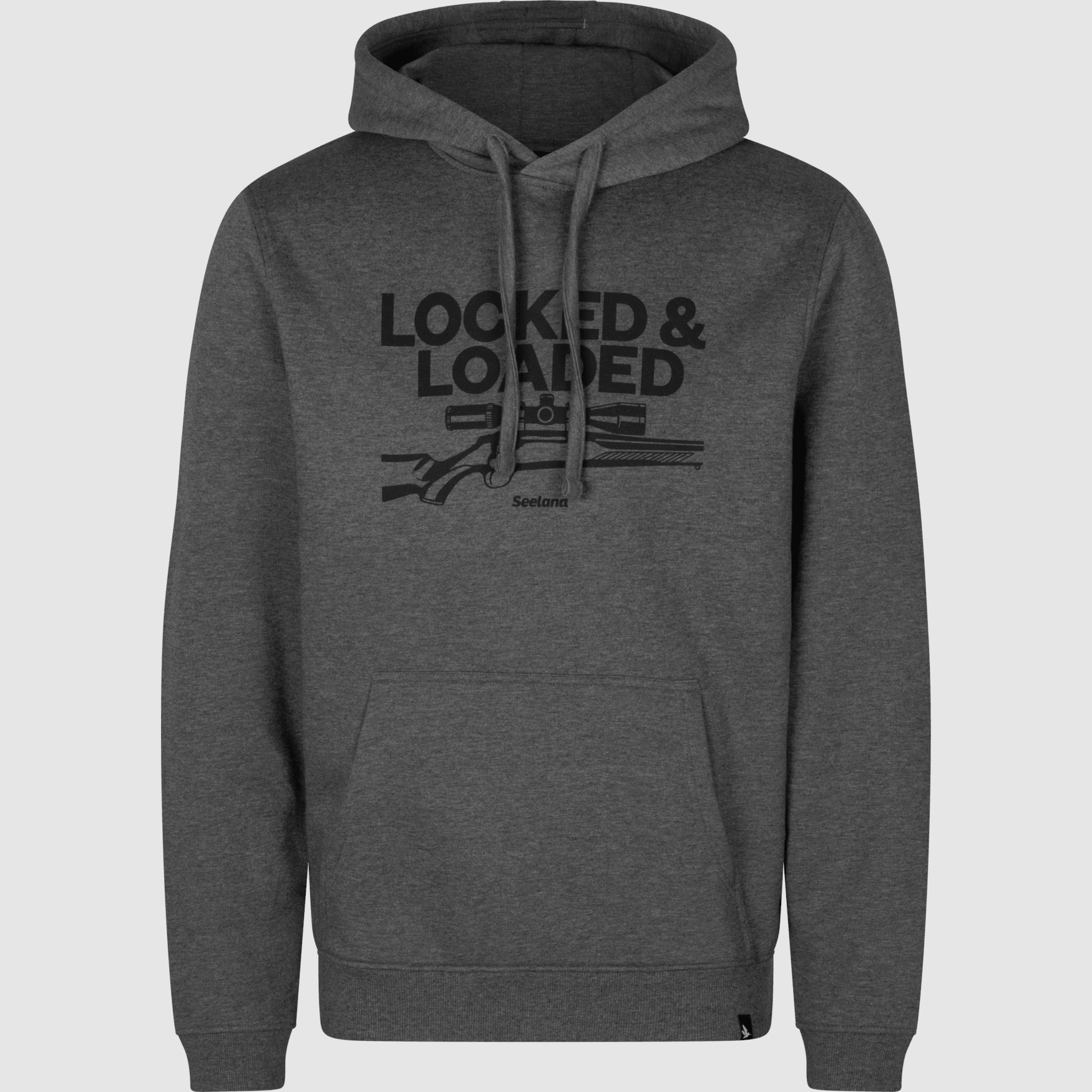 Seeland Loaded Hoodie Hombres Gris Melange 2XL
