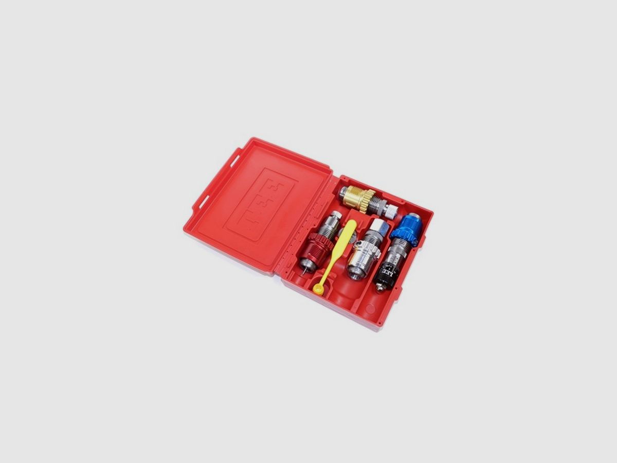 Cal. 38 Sp / 357 Mag + Micrometrischer Positionierer LEE Set 4 Stk.