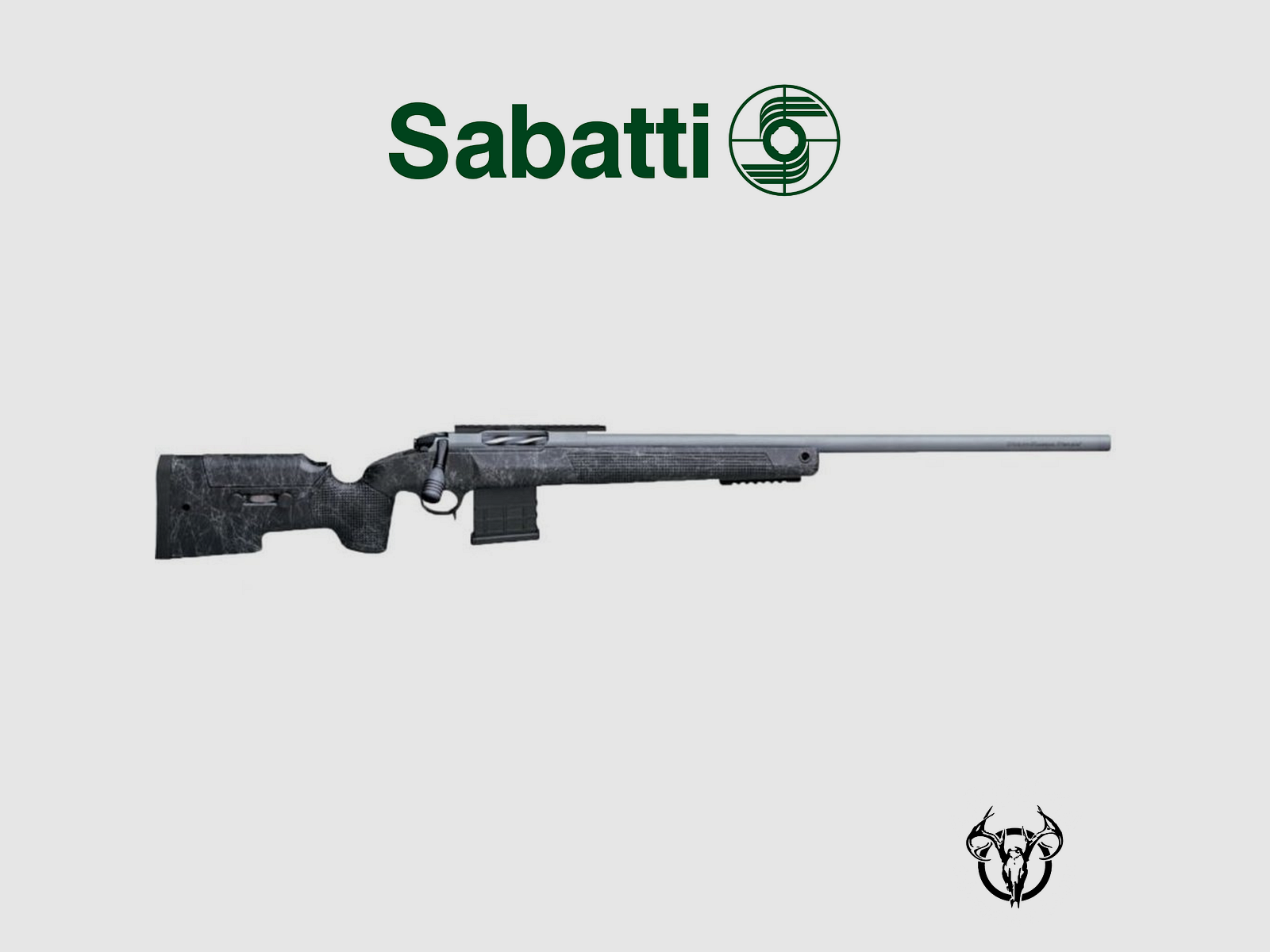 Karabinek z zamkiem ślizgowym SABATTI Tactical Evo US Chrome-Chrome-Gwint 5/8″x24-308 Win-560-7+1, zdjęcie 1 z 2