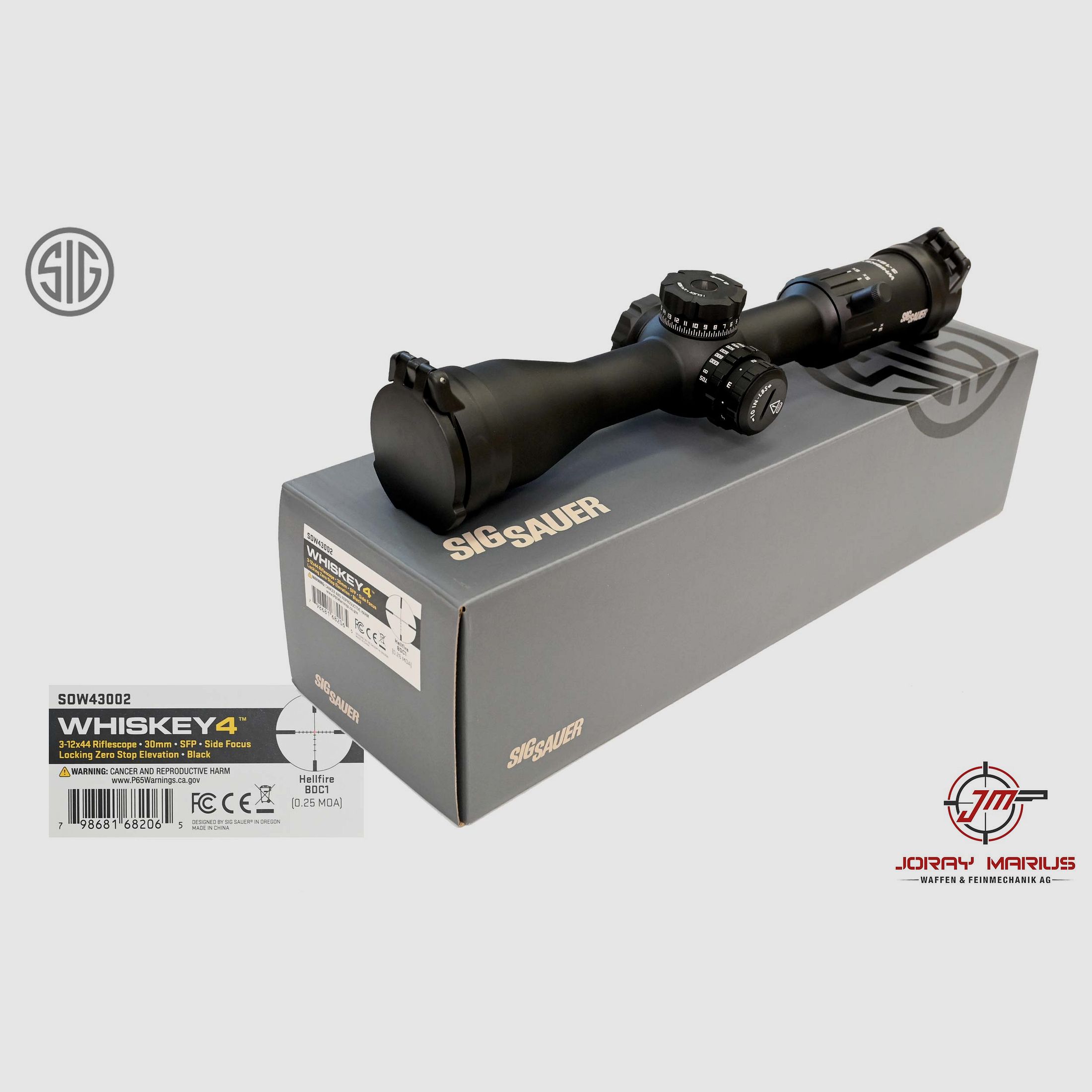SIG Sauer Whiskey4 3-12×44 Beleuchtet