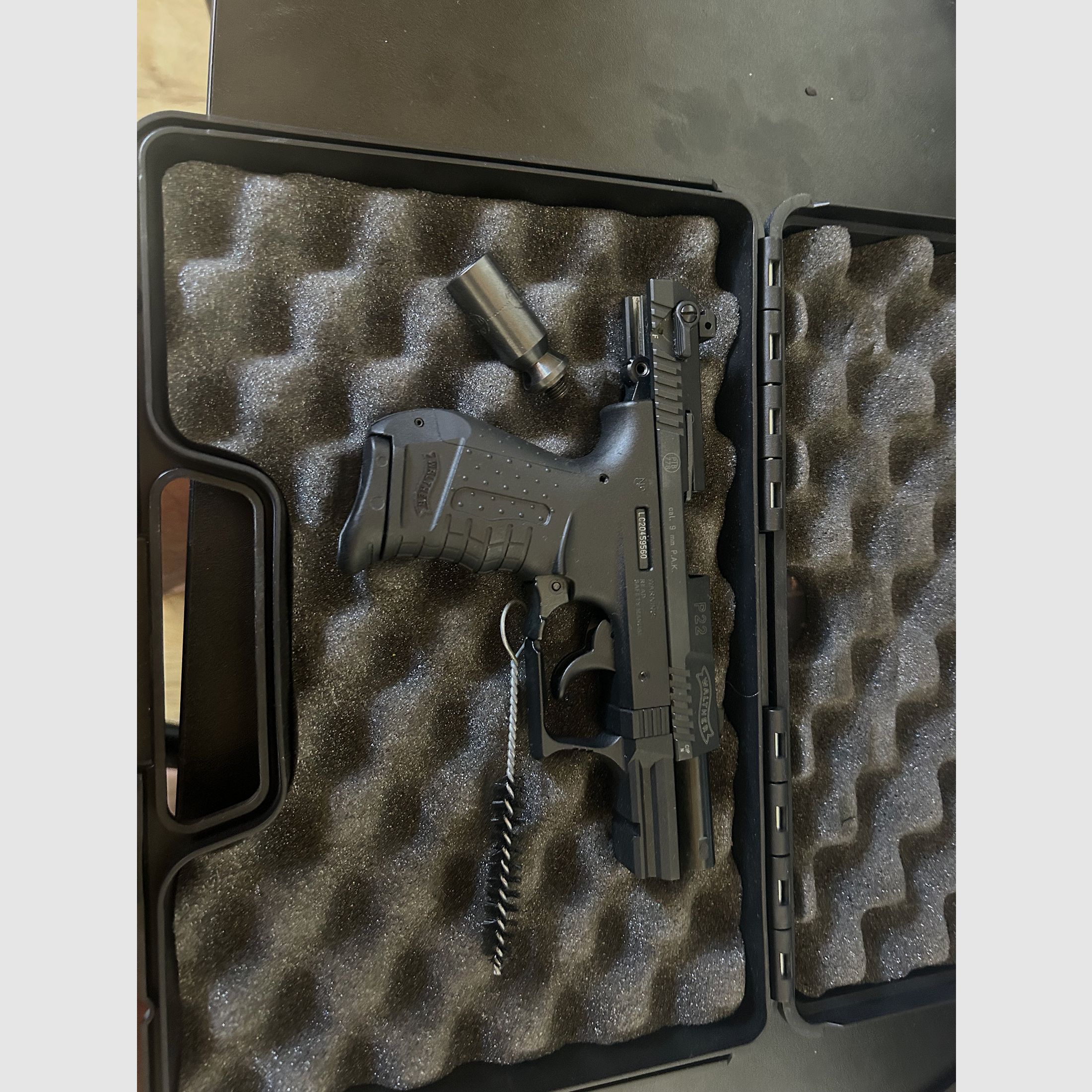 Half-functioning blank-firing Walter P22 BLK