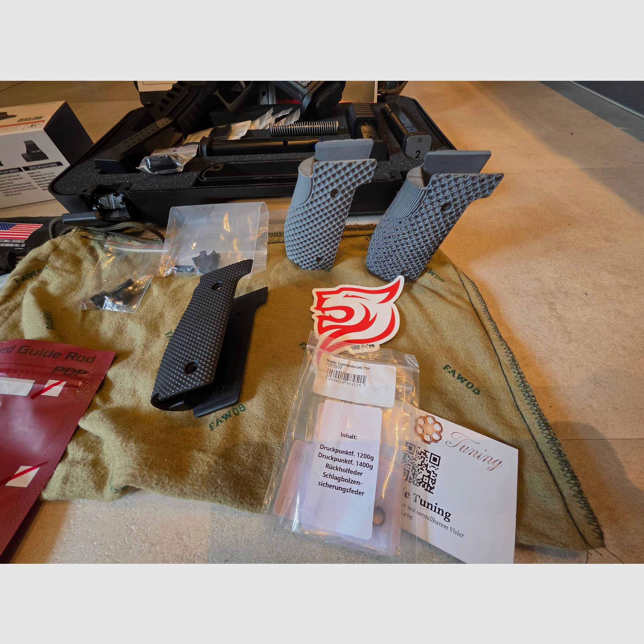Walther PDP SF Match 5“ z Holosun 507COMP-GR i wieloma akcesoriami