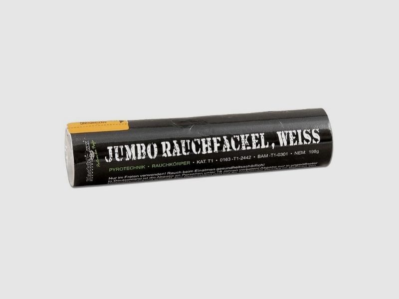 Jumbo Rauchfackel Weiß 100Sek.