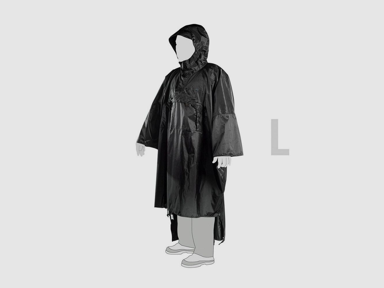 Tasmanian Tiger Tac waterproof rain poncho