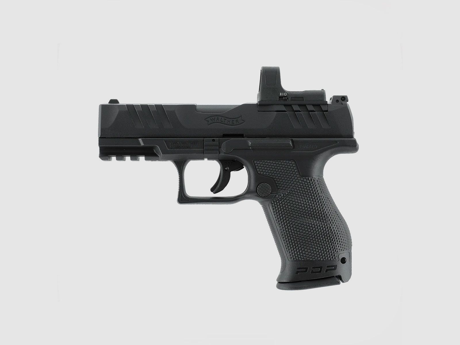 PISTOLE CO2 – UMAREX – WALTHER PDP COMPACT 4" BLK Set | 4,5 mm (.177) BB, CO₂, < 3,0 J, image 1 sur 6