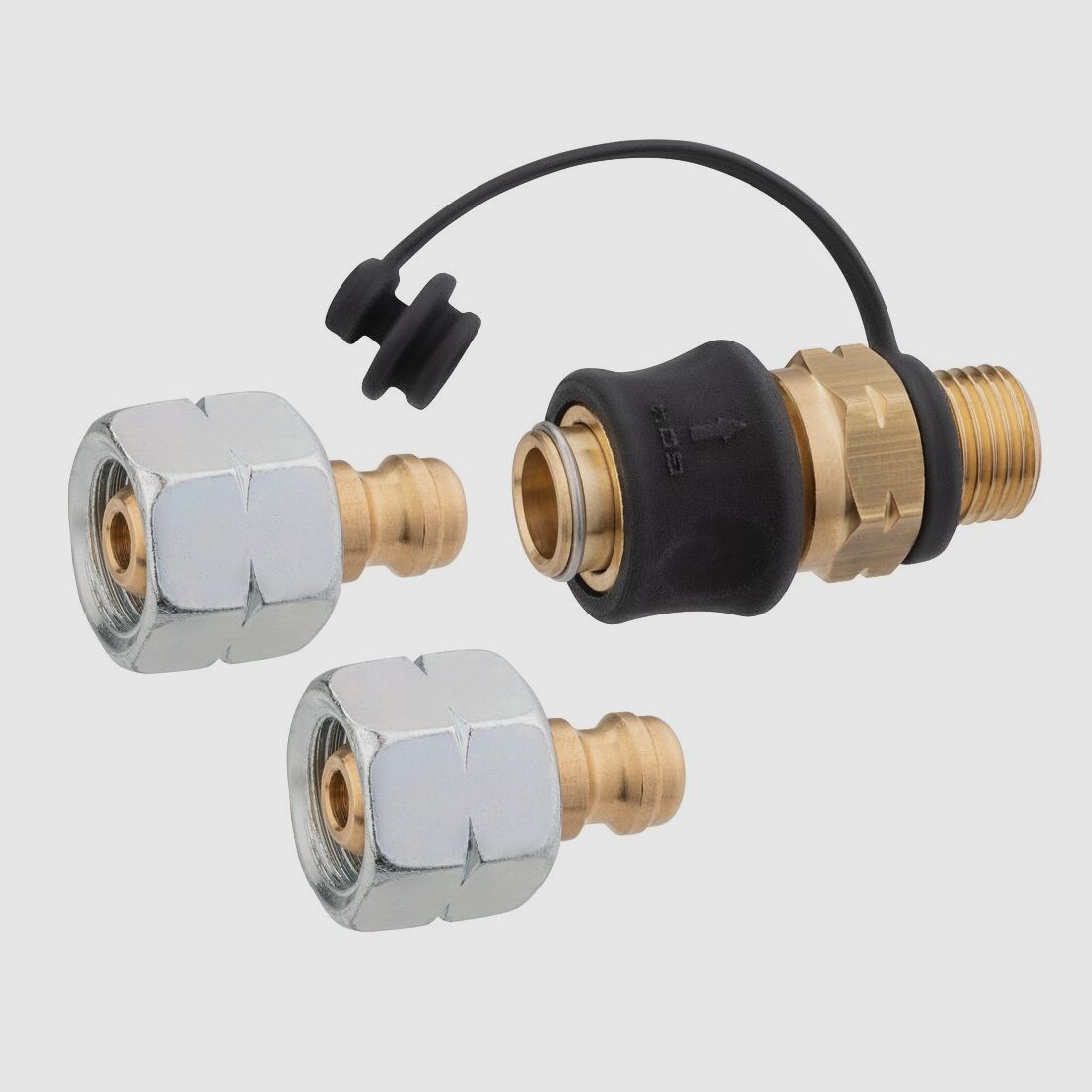 Steckkupplung Set Typ SKU-QR, G 1/4 LH-KN x SKU und STN x G1/4LH-ÜM 90°, Bild 2 von 6
