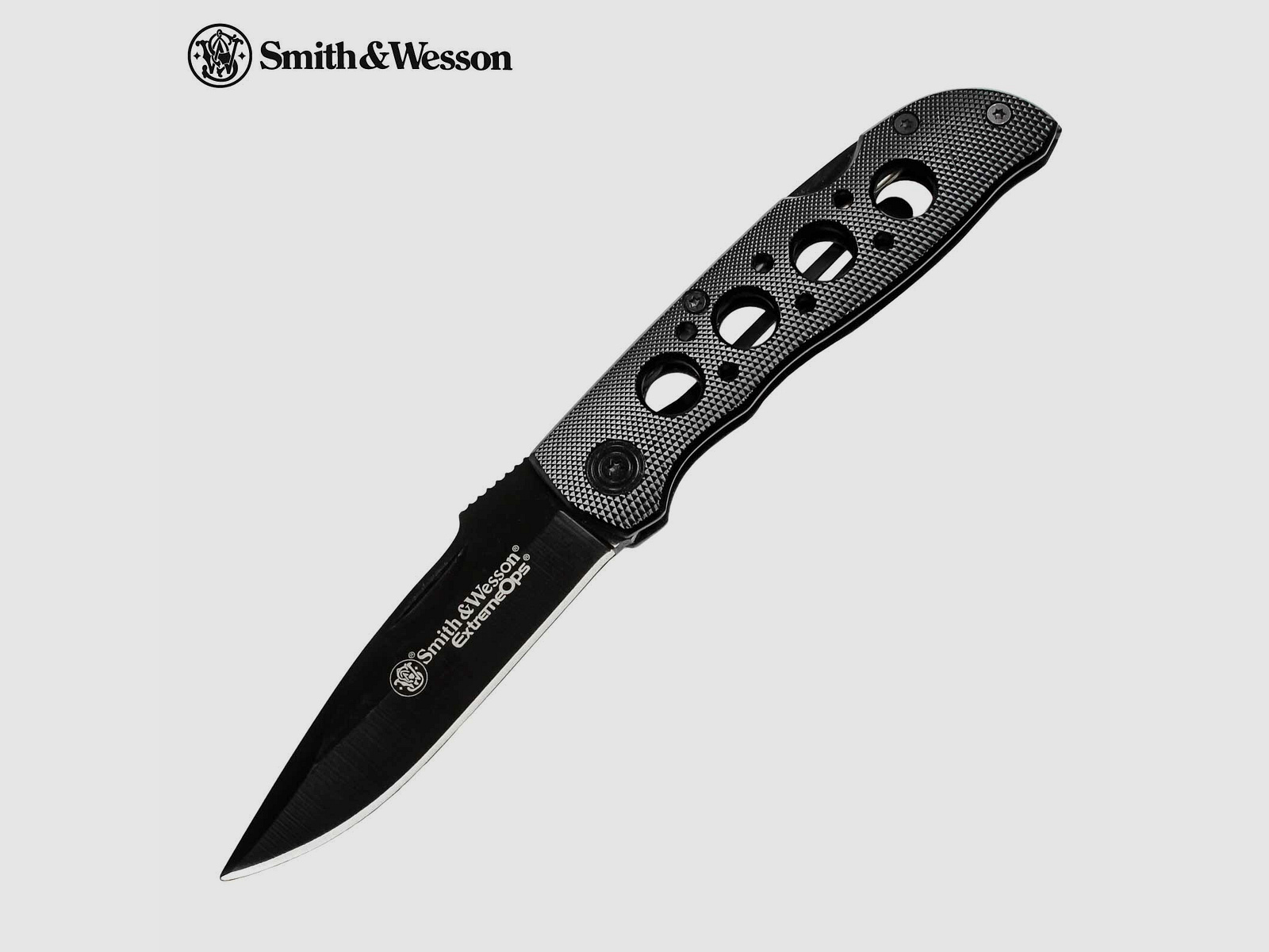Smith and Wesson Taschenmesser Schwarz EXTREME OPS Klinge 8,2 cm (P18)