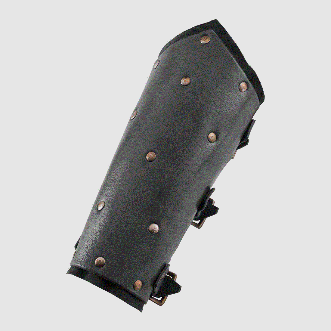 Ulfberth Armschützer aus Leder mit Nieten und Wildleder, Paar, versch. Farben