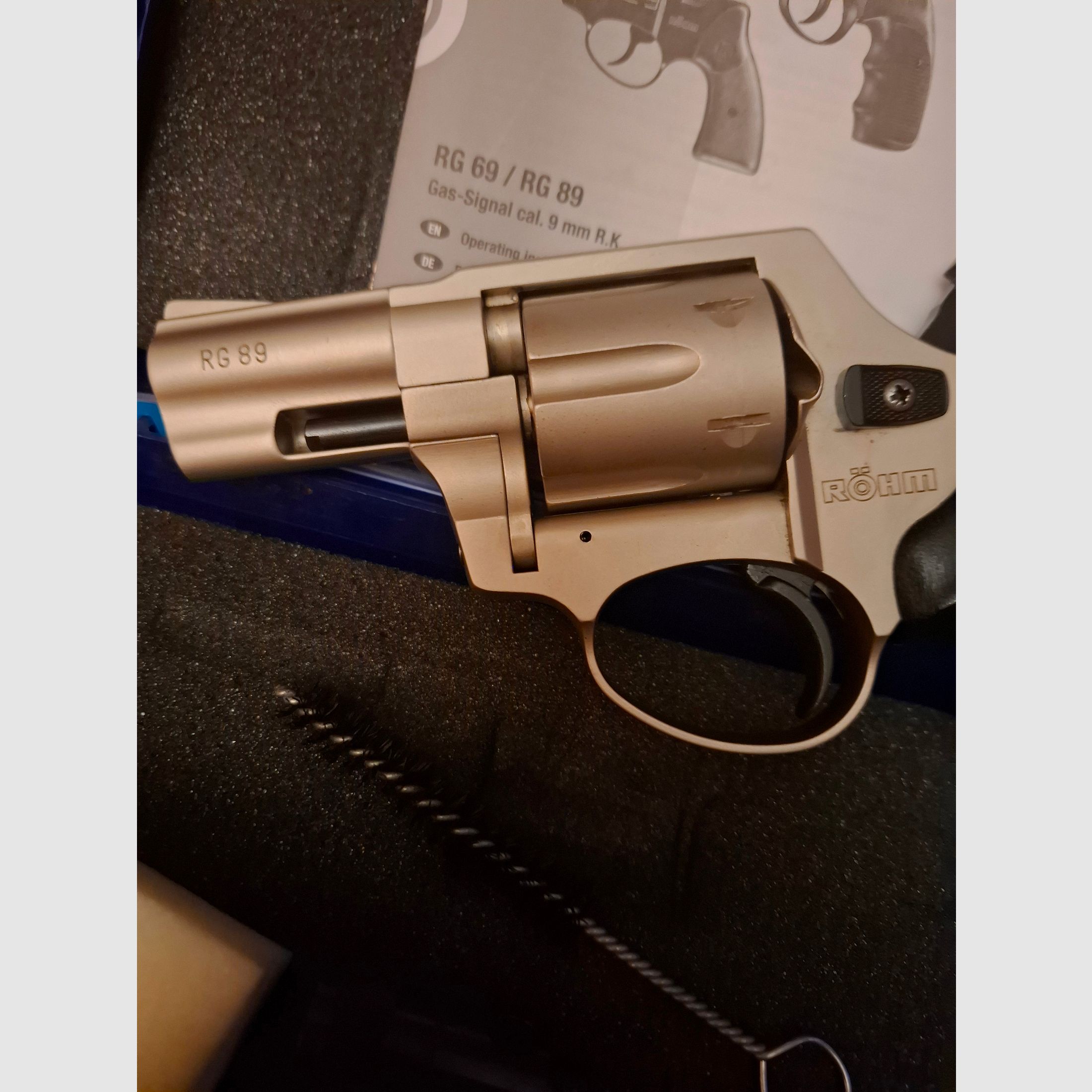 Röhm RG 89 Nickel 9mm RK. PTB 594