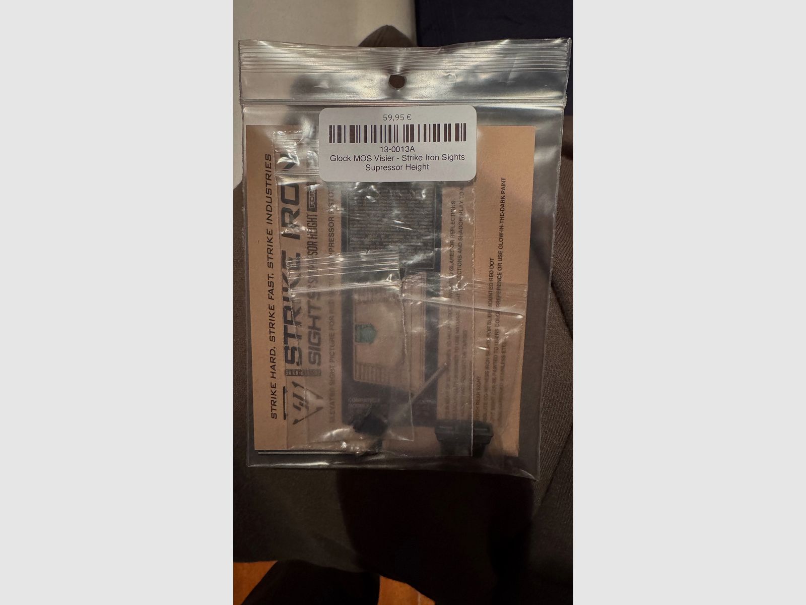 Strike Industries Strike Iron Sights Glock MOS