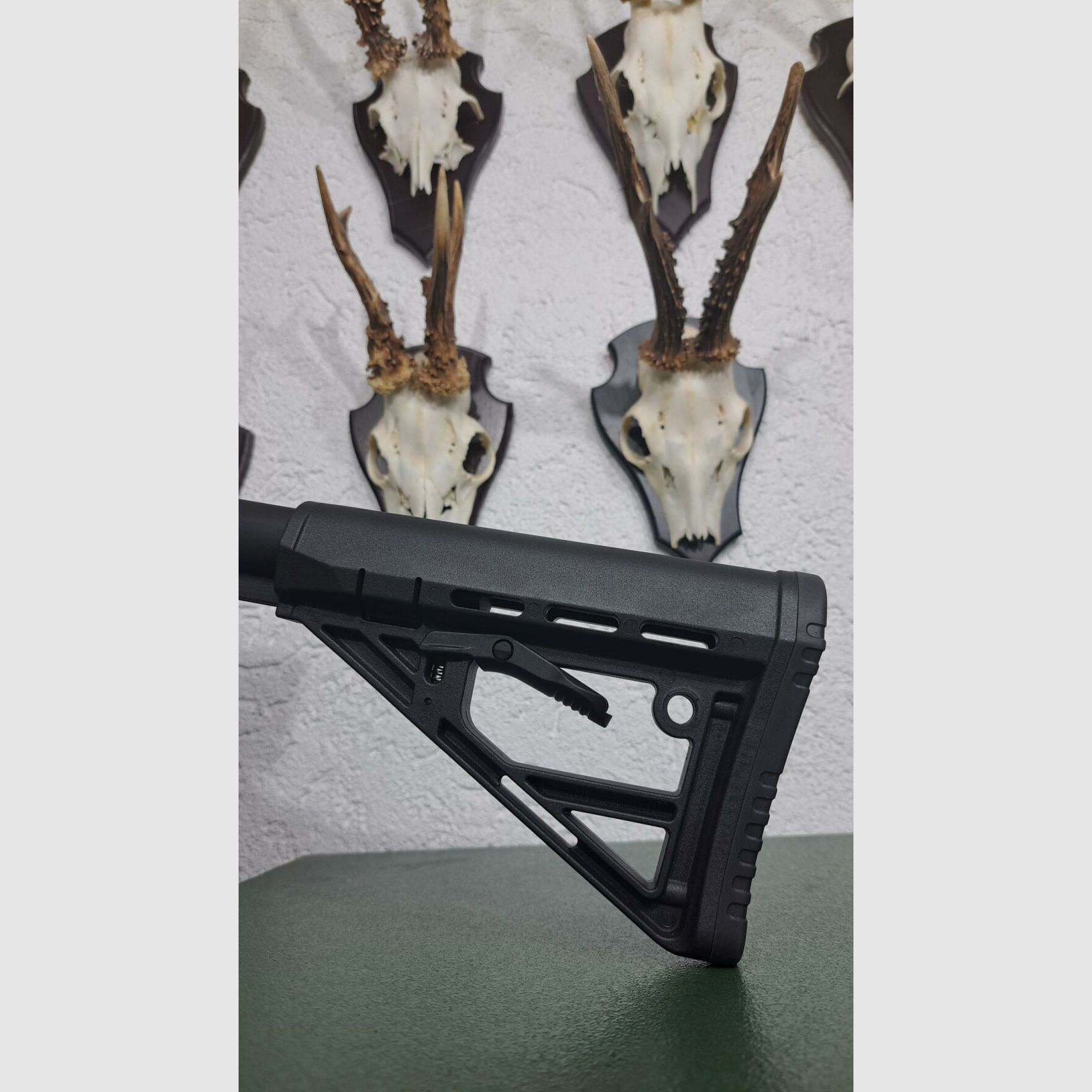 Schmeisser Schmeisser AR15-S4F Sport .223 Rem,OD Green -JAGDVERSION mit Schalldämpfer SD15 , Zielfernrohr DDOPTICS 1,5-15x40 , Hiperfire Competition-Abzug etc.