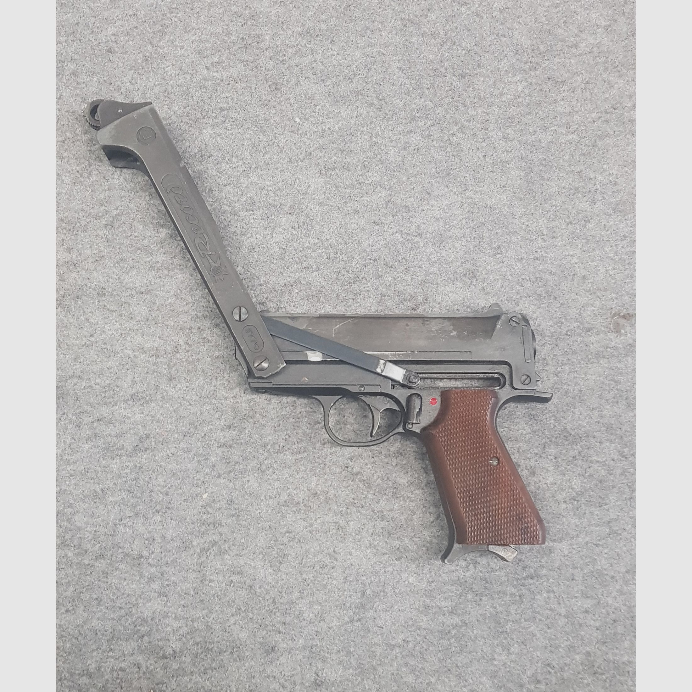 Sammler aufgepasst ein Sammelstück  FB Record Jumbo Mauser Hamlet Eichenlaub Luftpistole  im Kaliber 4,5mm Diabolo Druckluft 