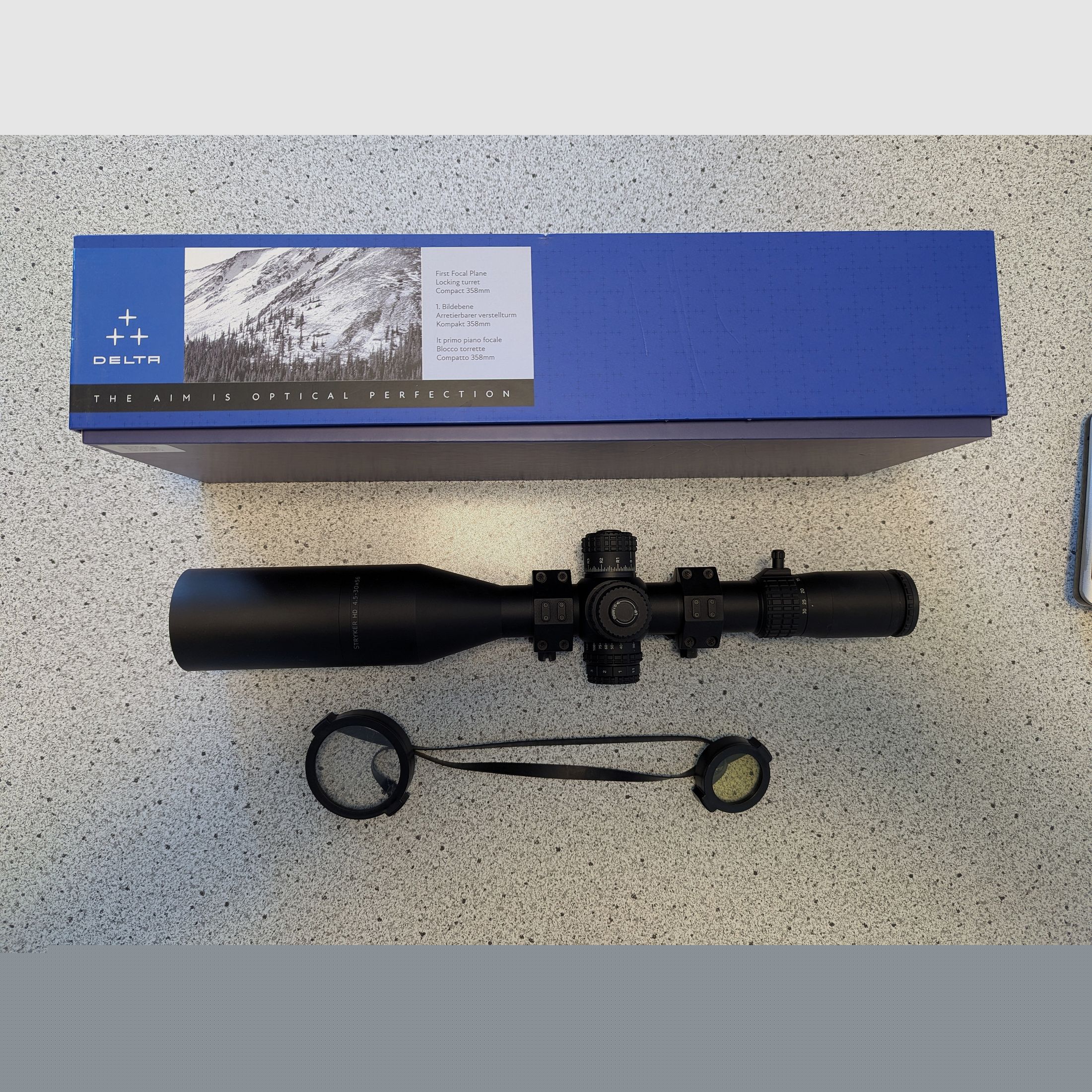 Delta Optical Stryker HD 4.5-30×56 FFP LRD-1P