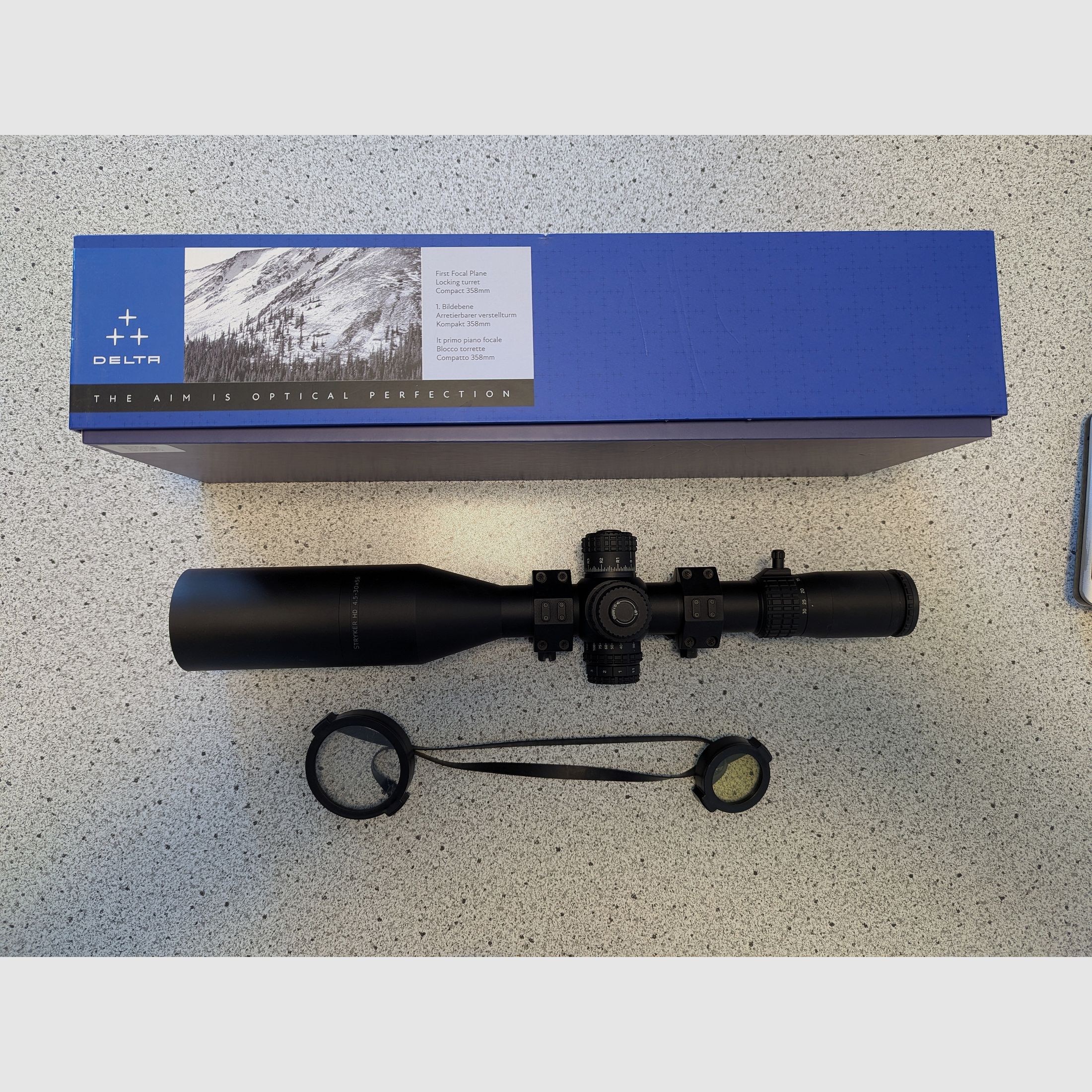 Delta Optical Stryker HD 4.5-30×56 FFP LRD-1P